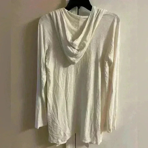 Dolan Anthropologie cardigan open‎ front draped hooded with pockets. Medium - Picture 5 of 7